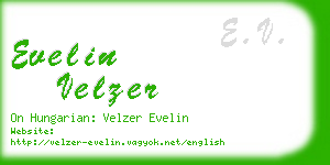 evelin velzer business card